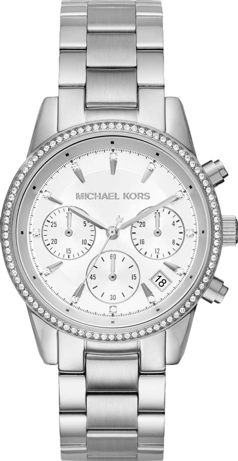 michael kors ritz silver|Ritz and co watches.